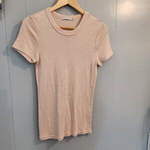 Michael Stars The Original Tee pink short sleeve crewneck